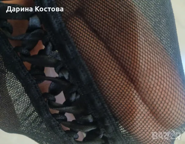 екстравагантен чорап 3/4, снимка 3 - Дамски чорапи - 48469007