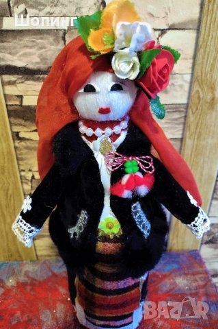 Кукла сувенир – Българка, снимка 2 - Статуетки - 36666833