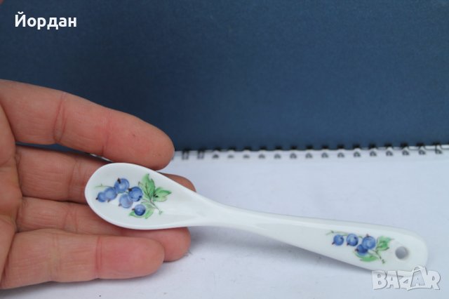 Порцеланова лъжица ''Meissen'', снимка 2 - Колекции - 39098478
