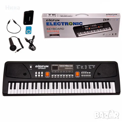 Детска йоника с микрофон и MP3, снимка 4 - Музикални играчки - 55855654