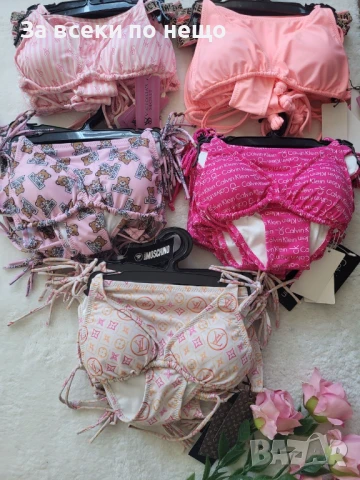 Burberry👙LV👙CK👙Moschino👙Balenciaga👙Victoria's Secret Дамски Бански С 2 Части Код BS-1, снимка 6 - Бански костюми - 51040478