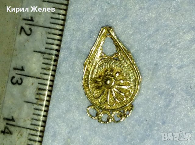 СТАРИНЕН ВЪЗРОЖДЕНСКИ ФИЛИГРАНЕН СРЕБЪРЕН НАКИТ ВИСУЛКА УКРАШЕНИЕ РЕТРО МЕДАЛЬОН РЪЧНА РАБОТА 40183, снимка 4 - Антикварни и старинни предмети - 42464730