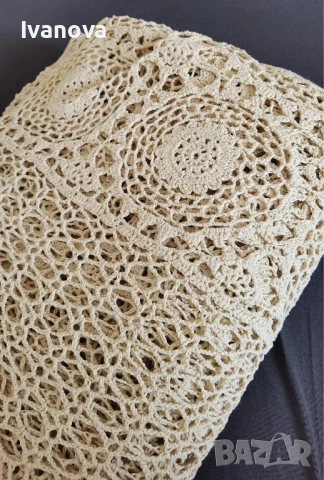 Винтидж покривка на една кука, нова, снимка 4 - Покривки за маси - 53251729