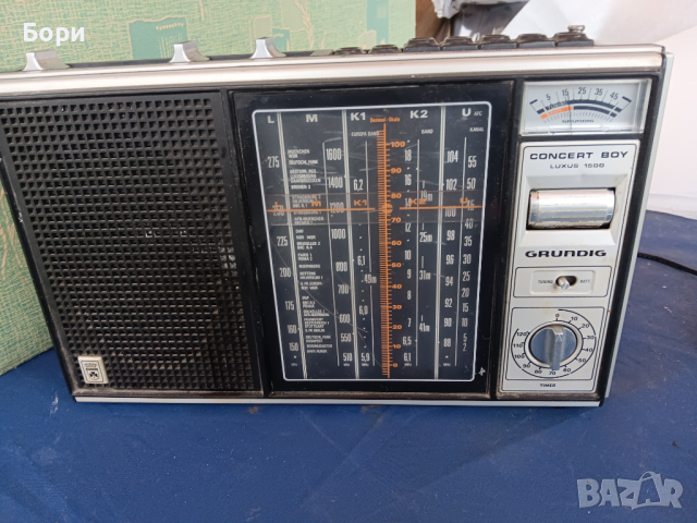GRUNDIG CONCERT BOY LUXUS 1500 Радио, снимка 7 - Радиокасетофони, транзистори - 44588599