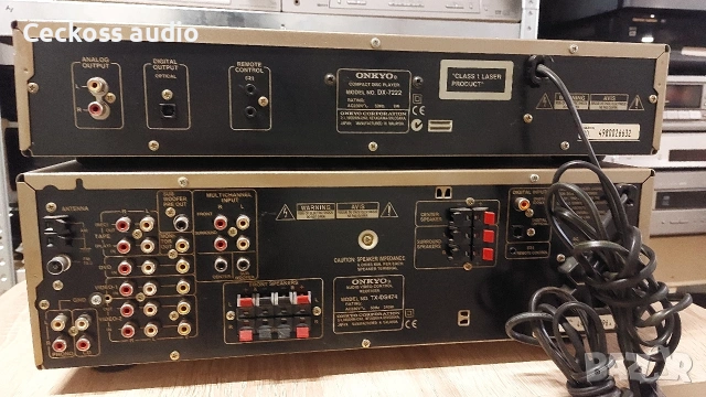 ТОП ЦЕНА:99 Комплект на ONKYO Ресивър TX-DS494, CD player DX-7222, снимка 4 - Ресийвъри, усилватели, смесителни пултове - 50011331