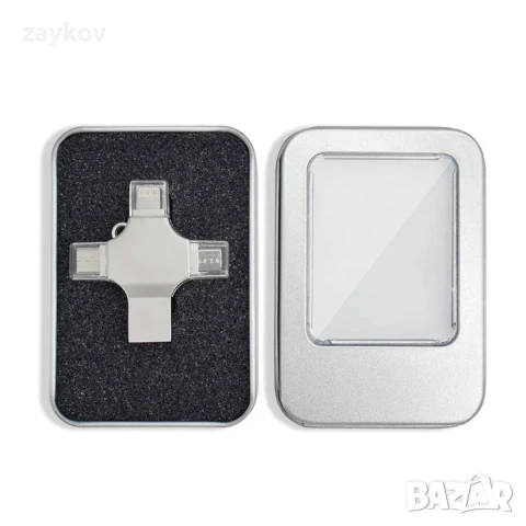 4 в 1 USB памет, 128GB, USB, Type-C, MicroUSB, iPhone, 3.0, Съвместима с всяко устройство, снимка 4 - Друга електроника - 50676090