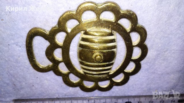 БЪЧОНКА за УИСКИ Старо БРОНЗОВО ДЕКОРАТИВНО АРТ ПАНО за СТЕНА ИРЛАНДИЯ 33990, снимка 7 - Пана - 38928108