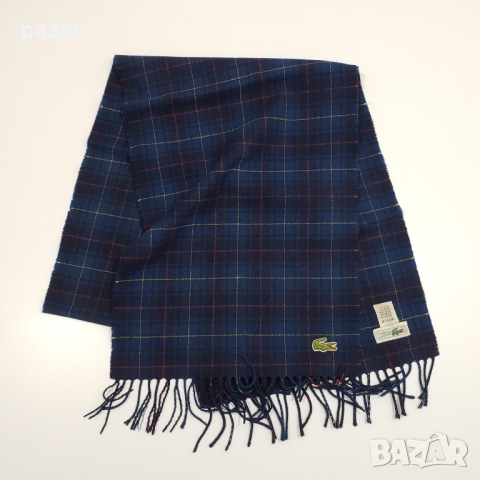 LACOSTE Вълнен Шал 180х30cm, снимка 2 - Шалове - 44765421