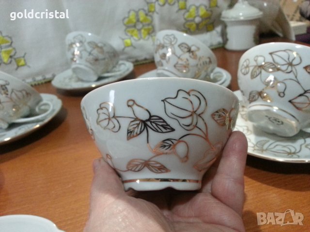 Стар български порцелан чаши за чай , снимка 5 - Антикварни и старинни предмети - 44343927