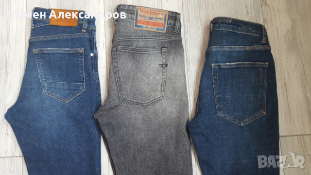 Мъжки дънки размер S за младеж с р-р W30 L30 в лот от 3 броя, снимка 5 - Дънки - 53940364