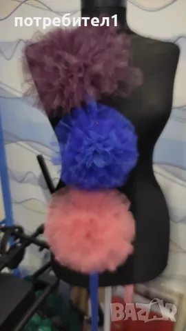 Тюлени цветя , снимка 2 - Изкуствени цветя - 48023545