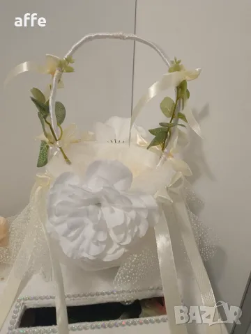 Украса за сватба +було с 3D цветя , снимка 6 - Декорация - 49797387