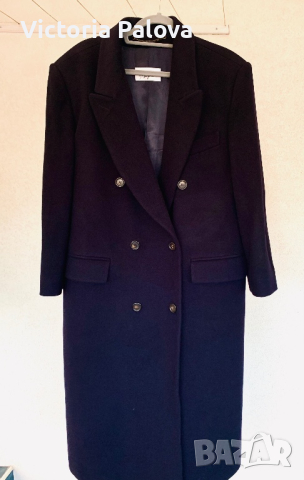 Ново модерно палто PIER ANGELINI 100% кашмир, снимка 7 - Палта, манта - 38476742