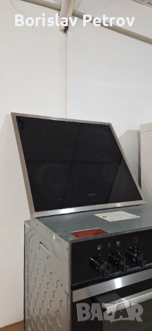 Черна фурна с котлони Сименс, снимка 4 - Печки, фурни - 54275669