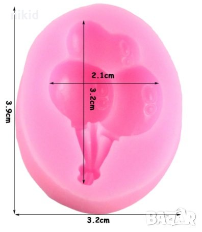 Мини Балони балончета балон силиконов молд форма за декорация торта фондан шоколад, снимка 2 - Форми - 30733783