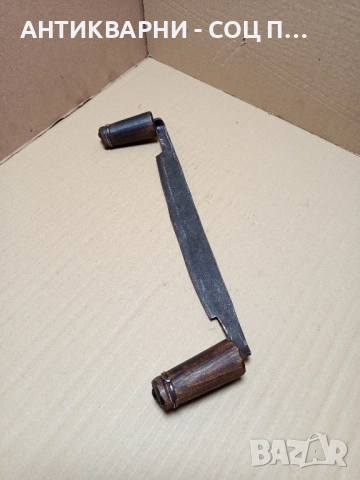 Стар Ръчно Кован Дърводелски Рукан., снимка 2 - Антикварни и старинни предмети - 51556584