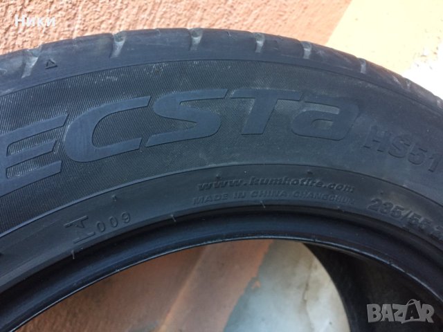 2бр.235/55 ZR17,KUMHO,DOT 4618, снимка 6 - Гуми и джанти - 44366549