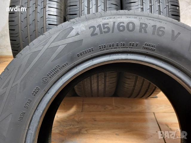 215/60/16 Continental / летни гуми, снимка 8 - Гуми и джанти - 54048988