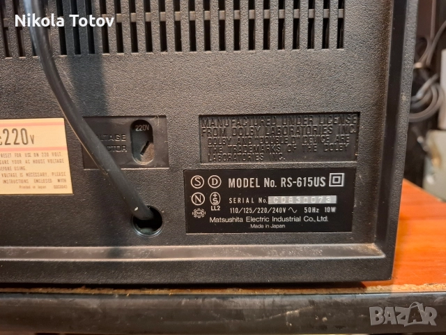 Продава се двуглав дек Technics RS-615 US. , снимка 6 - Декове - 52683157