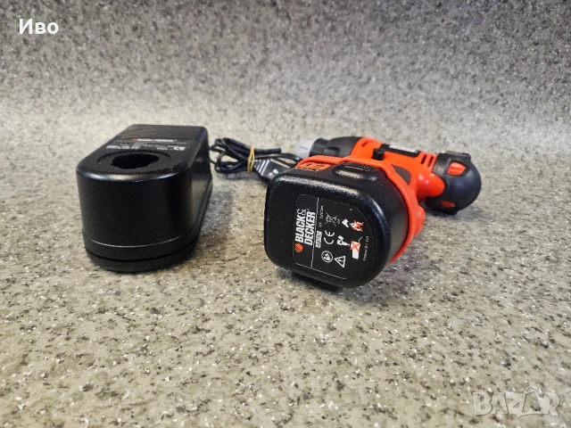 Винтоверт Black & Decker CD12C – Свобода и прецизност от „Златната ера“ на акумулаторните инструмент, снимка 12 - Винтоверти - 53959643