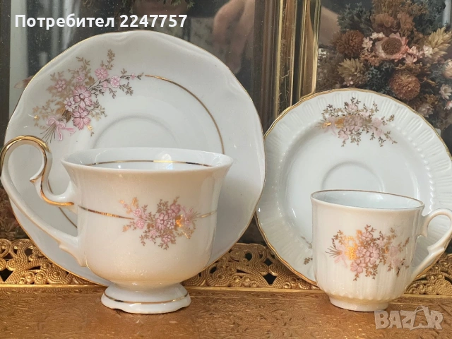 Комплект порцелан за чай и кафе