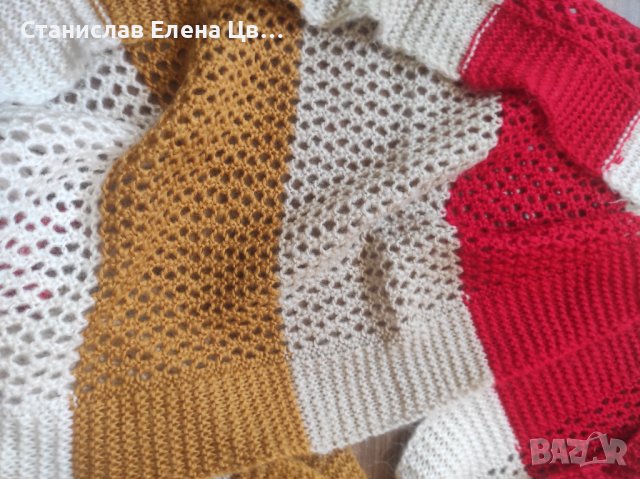 Плетен шал , снимка 2 - Шалове - 39509520