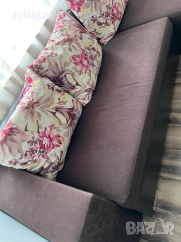 Ъглов диван, с функция за спане, снимка 2 - Дивани и мека мебел - 53928985