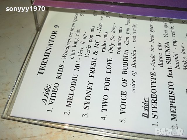 sold-DANCE TERMINATOR 9-КАСЕТА 1408221607, снимка 10 - Аудио касети - 37690469