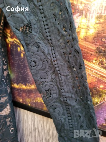 Елегантна рокля с дантела, снимка 3 - Рокли - 38697894