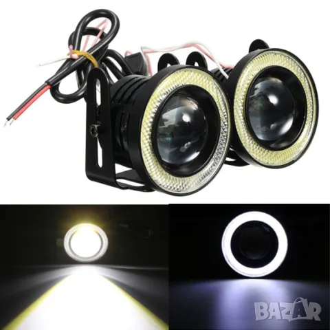 Лупи за вграждане Ø 76 mm с LED рингове