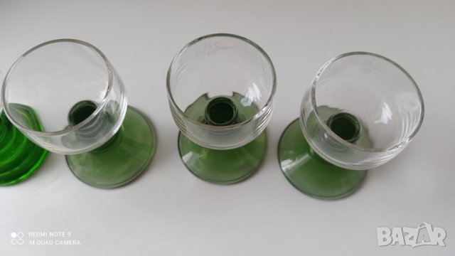 Ретро кристални чаши за вино, снимка 9 - Други ценни предмети - 35532610