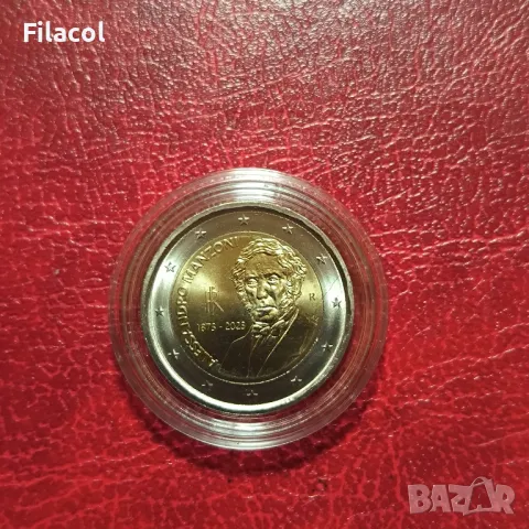 Италия 2 евро 2023 г. Манцони UNC