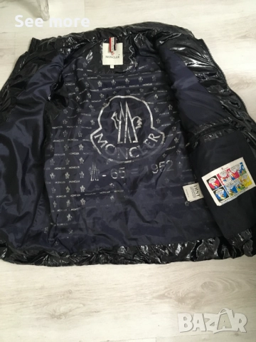  MONCLER  мъжки елек тъмно син цвят размер 5/XL, снимка 7 - Якета - 52349539