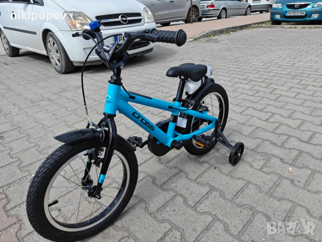 CROSS Алуминиев велосипед 16" ROCKET син, снимка 7 - Велосипеди - 53980792