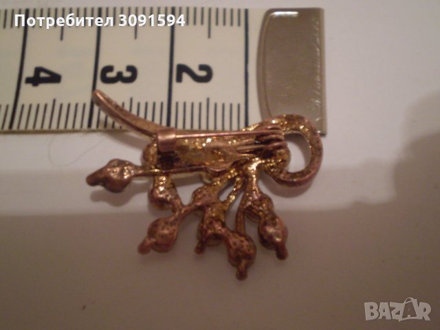   Стилна дамска брошка , снимка 5 - Антикварни и старинни предмети - 35142005