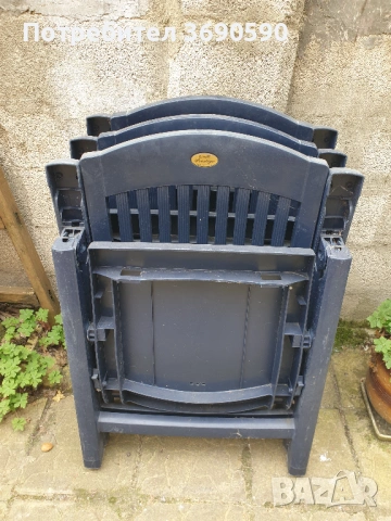 Пластмасов стол / шезлонг регулируем, снимка 3 - Градински мебели, декорация  - 53913174