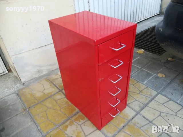 66х41х28см-МЕТАЛЕН ШКАФ С ЧЕКМЕДЖЕТА 0906250656