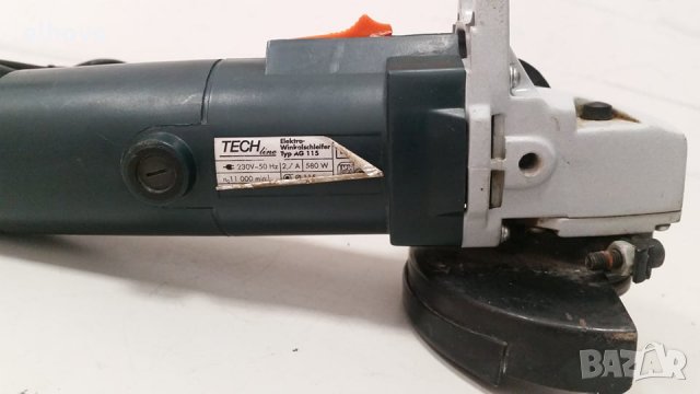 Ъглошлайф TECH line AG 115, снимка 4 - Други инструменти - 29263177