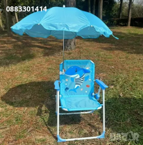 Детски сгъваем стол с чадър , снимка 6 - Столове - 49939901