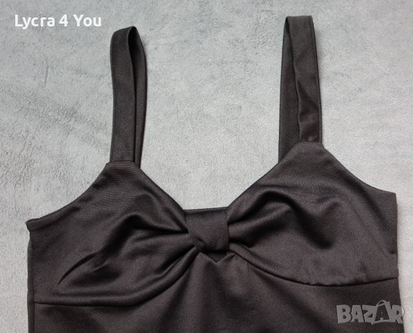 Amisu M нов черен къс топ/бюстие, снимка 1