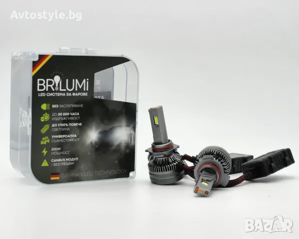 LED крушки HIR2 BRILUMI ZENITH 200W CANBUS 6000K , снимка 1