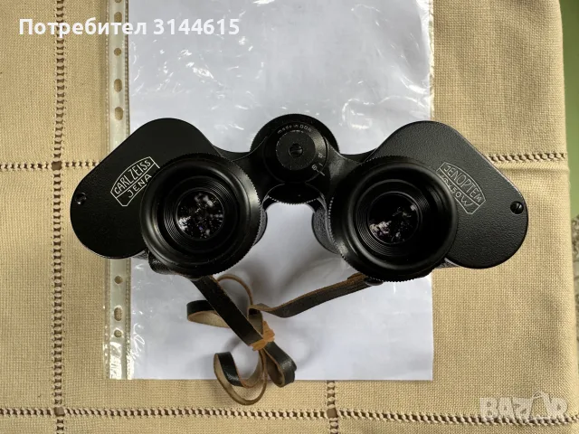 Бинокъл Carl Zeiss Jena 10x50, снимка 2 - Оборудване и аксесоари за оръжия - 55707975