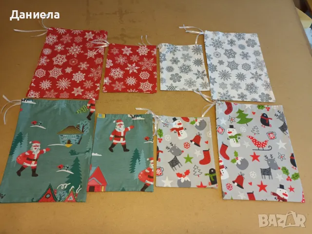 Коледни торбички за подаръци, снимка 2 - Други - 48188774