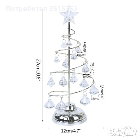 LED нощна лампа коледна елха, снимка 4 - Декорация за дома - 42614521