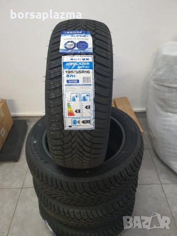 Гуми Sailun Ice Blazer Alpine+ 205 / 55 R16 91H  + подарък стъргалка за лед , снимка 7 - Гуми и джанти - 30584974