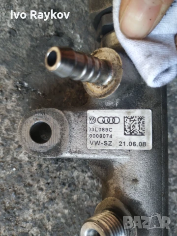 Горивна рейка VW Passat 2.0 TDI , 03L089C., снимка 3 - Части - 51065218