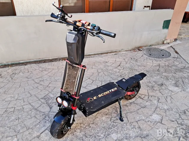 Голяма Електрически Скутер Тротинетка със Седалка, OBARTER X5 13" 8000W Хидравлични Спирачки 13 цола, снимка 5 - Друга електроника - 55853270