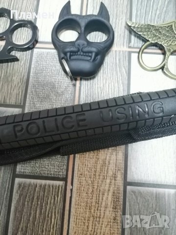 Метален бокс за ръка 3 вида , нож бокс 2в1, полицейска палка телескопична, алуминиева бухалка, снимка 10 - Ножове - 19301888