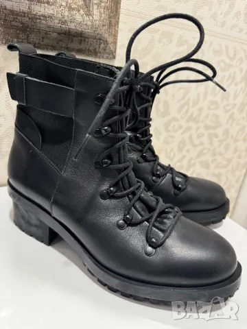 ZARA боти,40 номер естествена кожа, снимка 2 - Дамски боти - 48018937