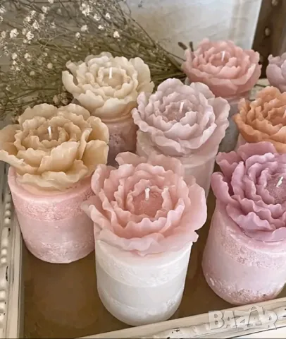 Молд разцъфнал божур НАМАЛЕН